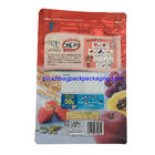 Flat Bottom Gusset Bag zip on top for food packaging 800g or 850g supplier
