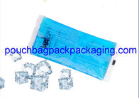 Plastic ice pack bag, poly ice pack bag, matte printing, food grade supplier
