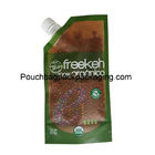 liquid spouted pouch packaging bag / stand up pouch / water bottle bag supplier