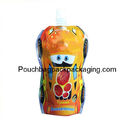 preformed juice spout bag, laminated juice bag with nozzle and spout supplier