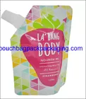 Stand up pouch with spout for Beverage, Spout Pouch For Fruit Juice Packing supplier