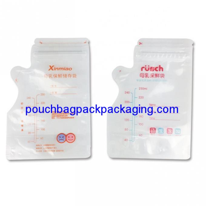 120 x 180 + 60 mm breast milk storage bag pack 250ml with thermal sensor from manufacturer