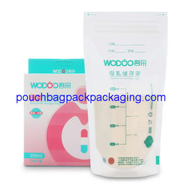 New breast milk storage bag with temperature sensor thermal sensor