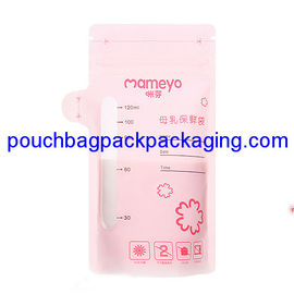 120ml breast milk storage bag 90 x 150 + 60 mm, food grade breast milk pouch bag