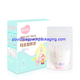 Thermal sensor Breast Milk Storage bag, 100 ml 85 x 150 + 60 mm breast milk storage bag