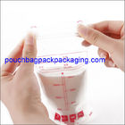 Printed Breastmilk storage packaging bag 200ml, food grade with zip top supplier