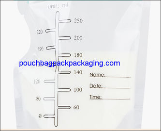 250ml breastmilk storage packaging bag, Breastfeeding Freezer Storage Container Bags supplier