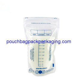 Hot breastmilk storage bag, breast milk stoarge pouch, 200ML and 7oz supplier