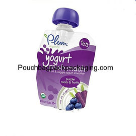 Plastic stand up spout pouch for juice, water and other liquid supplier