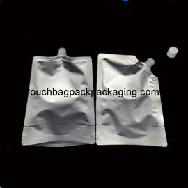 Free stand up spout pouch, laminated spout pouch for motor oil supplier