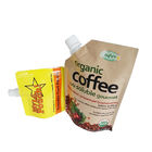 Kraft stand up spout pouch, custom coffee stand up pouch 100g or 352ml supplier