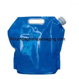 5L stand up spout pouch for water, plastic water bag foldable supplier