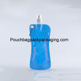 Plastic bottle pouch with spout, portable stand up pouch from China supplier