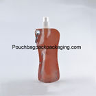 Plastic bottle pouch with spout, portable stand up pouch from China supplier