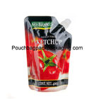 Custom stand up pouch with spout for Mayonnaise packaging from China supplier
