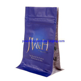 Custom flat bottom gusset bag, stand up gusseted poly bags for food supplier