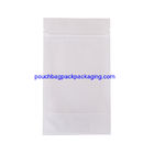Aluminium stand up pouch with zipper, stand up bag with zip lock for protein powder supplier
