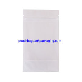 Aluminium stand up pouch with zipper, stand up bag with zip lock for protein powder supplier