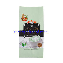 Black side gusset pouch, aluminium side gusseted bag for packaging tea supplier