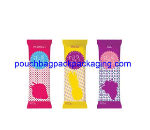 Popular Popsicle Packaging pouch, printed ice cream pack back seal supplier