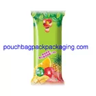 Ice cream pouch pack, aluminium foil ice cream bag with printing supplier