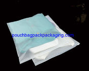 Custom slide zip lock garment pack bag, printed slide zip lock pouch bag supplier