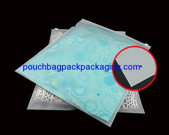 Reclosable clear matt CPE zip seal bag, resealable slide zip seal garment poly bag supplier