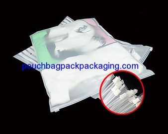 Slide zipper reusable CPE / PPE bag for wet bikini / underwear supplier