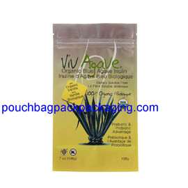 Zip lock aluminium bag, printed aluminium foil pouch bag with zipper supplier