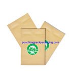 High quality Kraft Paper bag with Zip Lock Bags for food packaging supplier