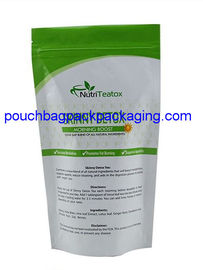 Custom doypack for tea with zip on top, high quality zipper doypack from China supplier