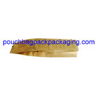 Custom foil tea bag, side gusset tea pouch bag, back heat seal bag supplier