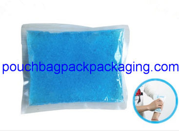 Plastic ice pack bag, poly ice pack bag, matte printing, food grade supplier