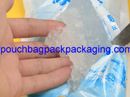 Plastic ice pack bag, ice pack pouch bag for gal, custom printing, heat seal supplier