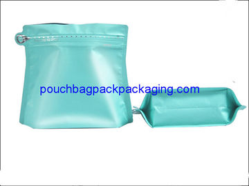 Irregular stand up pouch, easy to open zipper, aluminium foil with matte surface supplier