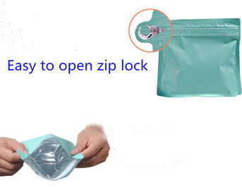 Irregular stand up pouch, easy to open zipper, aluminium foil with matte surface supplier