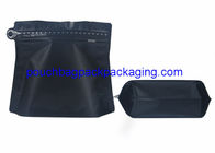 Irregular stand up pouch, easy to open zipper, aluminium foil with matte surface supplier