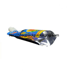 preformed juice spout bag, laminated juice bag with nozzle and spout supplier