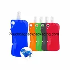 Water bag liquid pouch spout plastic drink bag foldable portable supplier
