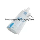 Water bag liquid pouch spout plastic drink bag foldable portable supplier