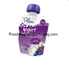 Spout pouch for juice with custom printing volume food grade BPA free supplier