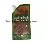 Stand up pouch with spout for beverage, reusable and foldable for liquid supplier