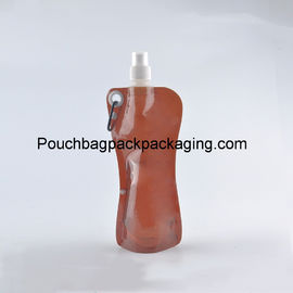 Collapsible bottle pouch, stand up pouch, Aluminum foil water pack spout bag supplier