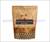Recycle kraft stand up pouch with zip lock, paper bag for food supplier