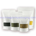 Kraft packaging bag, paper stand up pouch, kraft doypack for protein supplier