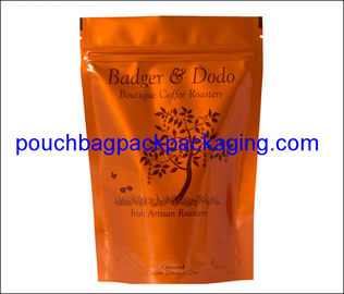 Stand up pouch, doypack, stand up bag with vivid gravure printing and zip supplier