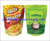 Stand up pouch, flexible packaging Stand up bag, with zipper top supplier
