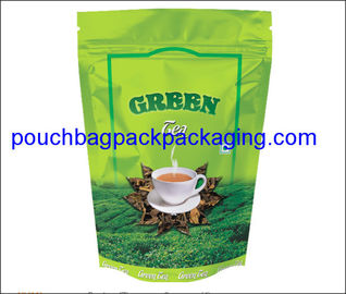 Printed foil stand up pouch, zip lock stand up bag with window for packaging supplier