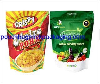 Stand Up Pouch with zip lock, stand up bag with zipper, resealable bag for nuts packaging 400g supplier