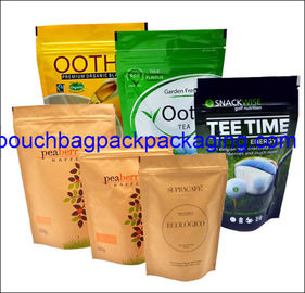 Stand Up Packing Pouch, stand up bag pouch for Food Packaging With Zipper supplier